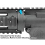 Utg Rail Picatinny Ar-15 7" - 2-pc Drop-in Carbine Length