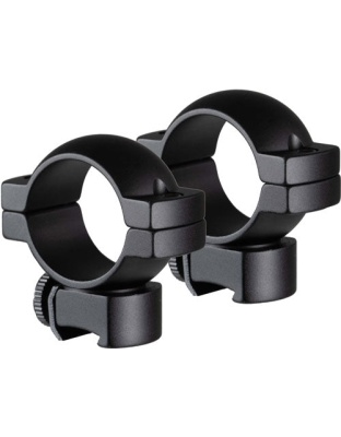 Truglo Rings 1" Medium Matte - Rimfire-airgun 3-8" W-4 Screws