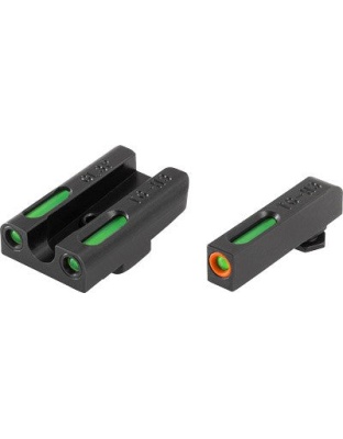 Truglo Sight Set Glock 42-43 - Tfx Pro Green-orange Outline