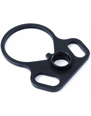 Guntec Ar15 Single Point Sling - Qd Adapter Ambi Black