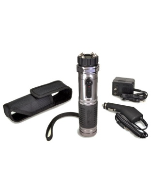 Psp Zap Stun Gun-flashlight - One Million Volts Rechargeable