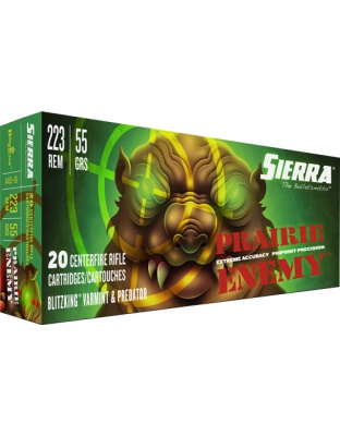 Sierra Ammo Prairie Enemy - .223 Rem 55gr Blitzking