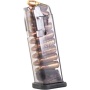Ets Magazine Glock 19 9mm 15rd - Translucent Fits 19-26