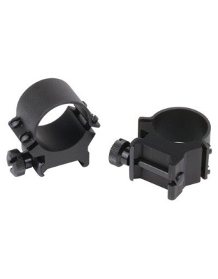 Weaver Rings Detachable Top - Mount Sure-grip 1" High Black