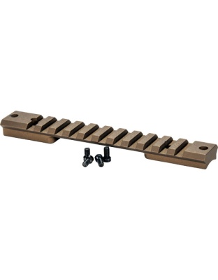 Warne Rail Mountain Tech 20moa - Remington 700 Sa Burnt Bronze
