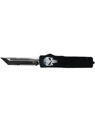 Templar Knife Large Zinc Otf - Fallen 3.5" D2 Blk Tanto Srrtd