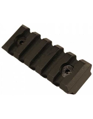 Guntec Removable Accy Rail - 2" M-lok Black