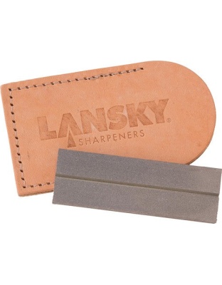 Lansky Sharpeners 3" Daimond - Pocket Stone W- Leather Pouch