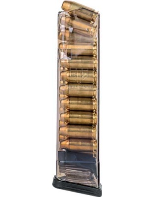 Ets Magazine Glock 22 40sw - 19rd Translucent 22-23-24-27