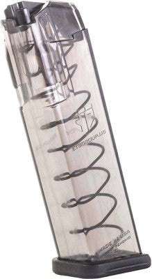 Ets Magazine Glock 17 9mm 17rd - Translucent Fits 17-19-26-34