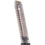 Ets Magazine Glock 18 9mm 31rd - Translucent Fits 17-19-26-34