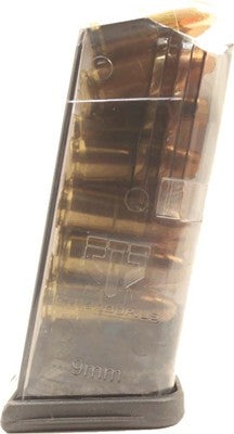 Ets Magazine Glock 19 9mm 10rd - Translucent Fits 19-26