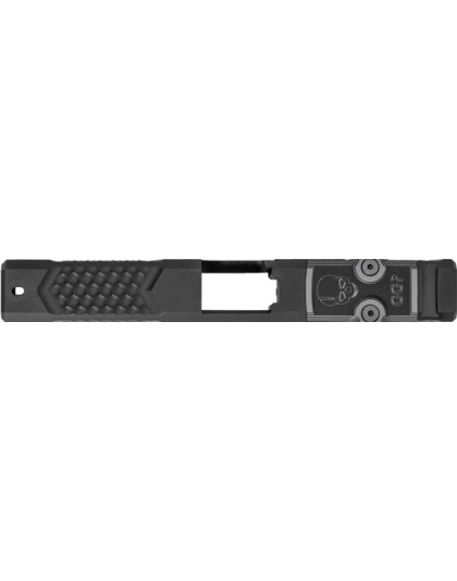 Grey Ghost Prec Glock 17 Slide - Gen 5 V2 W-pro Cut Black<