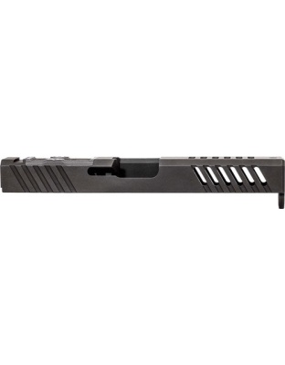 Grey Ghost Prec Glock 17 Slide - Gen 4 V1 W-pro Cut Black