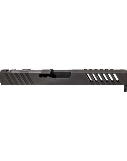 Grey Ghost Prec Glock 17 Slide - Gen 4 V1 W-pro Cut Black