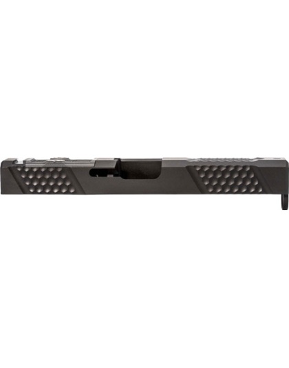 Grey Ghost Prec Glock 17 Slide - Gen 4 V2 W-pro Cut Black