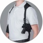 Bulldog Deluxe Hztl-shoulder - Holster Rh-lh 2-4" Bbl Black