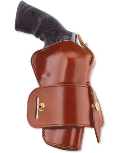 Galco Wheelgunner Belt Holster - Amb Leather S&w N Fr 629 4" Tn