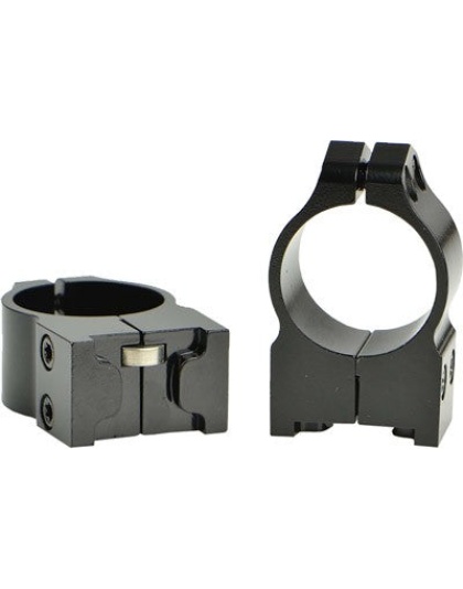 Warne Rings 1" Ruger Medium - No.1-mini14-blackhawk Matte