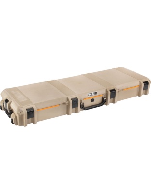 Pelican Vault Double Rifle - Case W- Wheels-foam 53" Tan