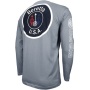 Beretta T-shirt Long Sleeve - Usa Logo Medium Dove Gray