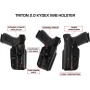 Galco Triton Iwb Holster Rh - Kydex 1911 3" Black!
