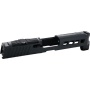 True Precision Sig P320c Slide - W-rmr Cut & Plate Black Dlc