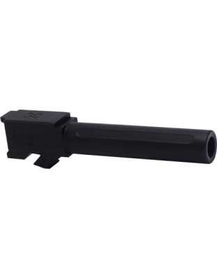 True Precision Glock 19 Barrel - Non-threaded Black Nitride