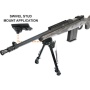 Utg Bipod Tactical Op 8-12.4" - Picatinny Mount W-stud Adapter