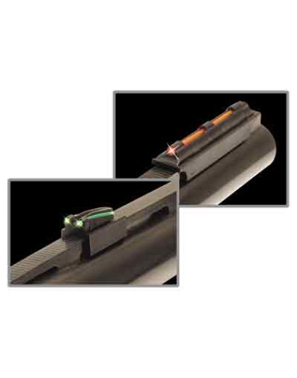 Truglo Sight Set Gobble-dot - Snap On For 1-4" Rib Red-green