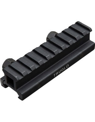 Truglo 1-piece Picatinny Riser - Mount 3-4" Rise 4" Length