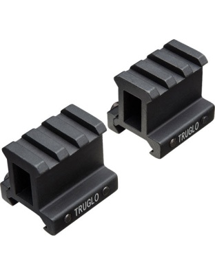 Truglo 2-piece Picatinny Riser - Mount 1" Rise 1.36" Length
