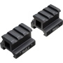 Truglo 2-piece Picatinny Riser - Mount 3-4" Rise 1.36" Length