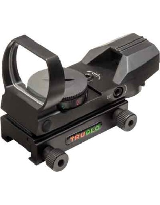 Truglo Panoramic Sight - 4-reticle Red-green Black