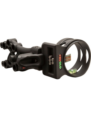 Truglo Bow Sight Carbon Xs - Xtreme 5-pin .019dia Black