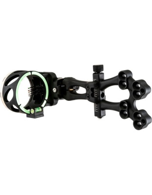 Truglo Bow Sight Veros 5-pin - Ddp .019-.010dia Black W-light