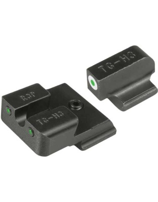 Truglo Sight Set Ruger Americn - Tritium Pro White W- U-notch