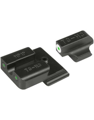 Truglo Sight Set S&w M&p - Tritium Pro White W- U-notch