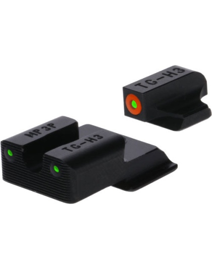 Truglo Sight Set Glock Low - Tritium Pro Orange W-u-notch