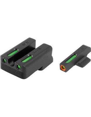 Truglo Sight Set 1911 260-450 - Tfx Pro Green-orange Outline