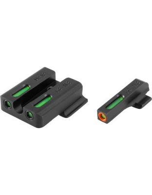 Truglo Sight Set S&w M&p Most - Tfx Pro Green-orange Outline