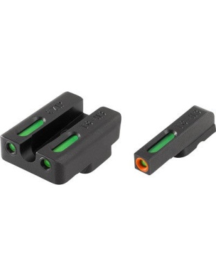 Truglo Sight Set Cz 75 Series - Tfx Pro Green-orange Outline