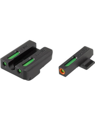 Truglo Sight Set Fn Fns-fnx-9 - Tfx Pro Green-orange Outline
