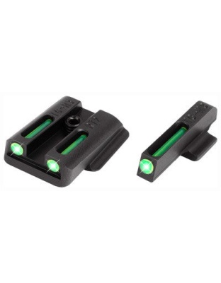 Truglo Sight Set Ruger Lc9-380 - Tritium-fiber Optic Green