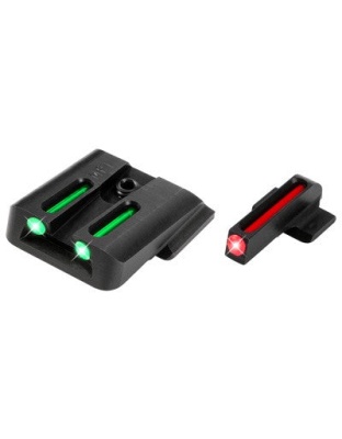 Truglo Sight Set Fiber Optic - S&w M&p Set