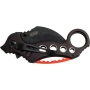Mc Tac-force 2.5" Hawkbill - Blade Folder Black-red
