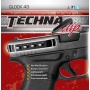 Techna Clip Handgun Retention - Clip Glock 43 Right-left