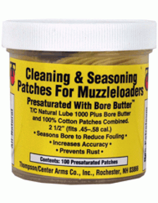 T-c Clean & Season Patch 2.5" - Saturated In Lube 100pk