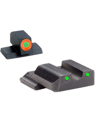 Ameriglo Tritium Spartan Oper. - Green-green S&w M&p Shield