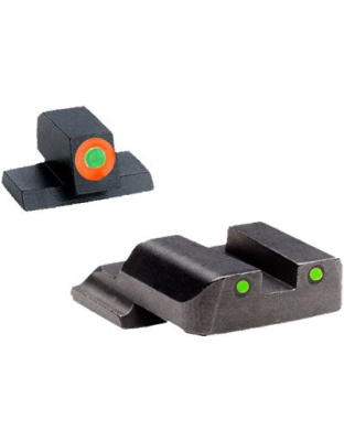 Ameriglo Tritium Spartan Oper. - Green-green S&w M&p (most)